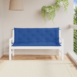 vidaXL Podložka na záhradnú lavičku, modrá 150 cm, oxfordská látka