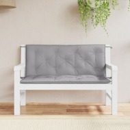 vidaXL Podložka na záhradnú lavičku, sivá 120 cm, oxfordská látka - cena, porovnanie