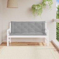 vidaXL Podložka na záhradnú lavičku, sivá 150 cm, oxfordská látka - cena, porovnanie