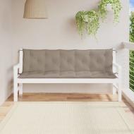 vidaXL Podložka na záhradnú lavičku, sivohnedá 180 cm, oxfordská látka - cena, porovnanie
