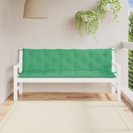 vidaXL Podložka na záhradnú lavičku, zelená 180 cm, oxfordská látka