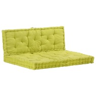 vidaXL Podložky na paletový nábytok 2 ks, bavlna, zelené - cena, porovnanie