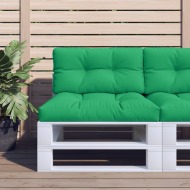 vidaXL Podložky na paletový nábytok 2 ks, zelené, látka - cena, porovnanie