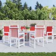 vidaXL Podložky na záhradné stoličky, nízke operadlo 6 ks 100x50x3 cm - cena, porovnanie