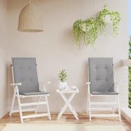 vidaXL Podložky na záhradné stoličky, vysoké operadlo 2 ks 120x50x3 cm - cena, porovnanie