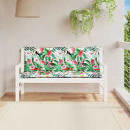 vidaXL Podložky na záhradnú lavičku 2 ks farebné 150x50x7 cm látka - cena, porovnanie