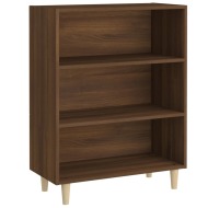 vidaXL Príborník Brown Oak-look 69,5x32,5x90 cm odvodený výrobok z dreva - cena, porovnanie