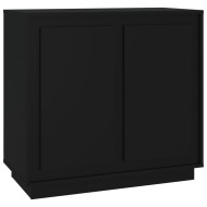 vidaXL Príborník čierny 80x34x75 cm Materiál dreva - cena, porovnanie