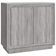 vidaXL Príborník Grey Sonoma 80x34x75 cm odvodený výrobok z dreva - cena, porovnanie