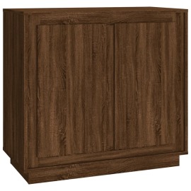 vidaXL Príborník hnedý dubový vzhľad 80x34x75 cm odvodený drevený výrobok