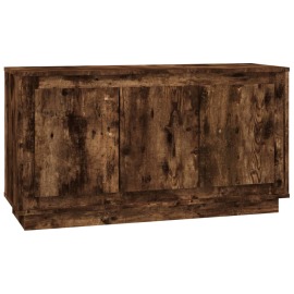 vidaXL Príborník Smoked Oak 102x35x55 cm Inžinierske drevo