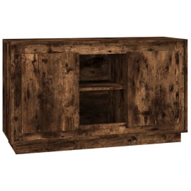 vidaXL Príborník Smoked Oak 102x35x60 cm Inžinierske drevo