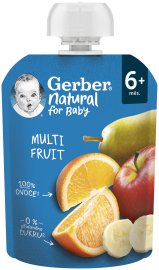 Gerber Natural kapsička multifruit 90g