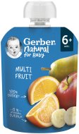 Gerber Natural kapsička multifruit 90g - cena, porovnanie