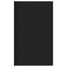 vidaXL Koberec do stanu 400x700 cm čierny HDPE