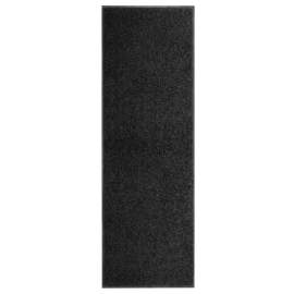 vidaXL Rohožka, prateľná, čierna 60x180 cm