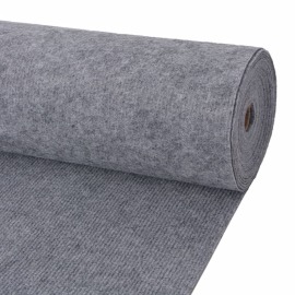 vidaXL Záťažový koberec, vrúbkovaný 1,2x20 m, sivý