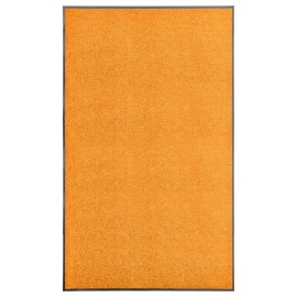 vidaXL Rohožka, prateľná, oranžová 90x150 cm