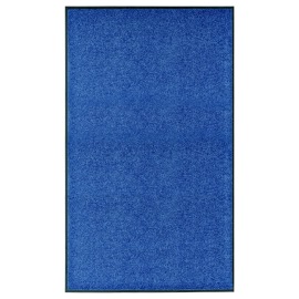 vidaXL Rohožka, prateľná, modrá 90x150 cm