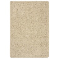 vidaXL Chlpatý koberec krémový 120x170 cm protišmykový - cena, porovnanie