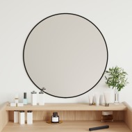 vidaXL Nástenné zrkadlo čierne 60 cm okrúhle - cena, porovnanie