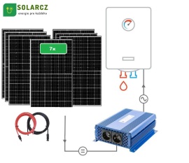 Suntrack Súprava na ohrev vody 2800Wp + MPPT ECO SOLAR Boost