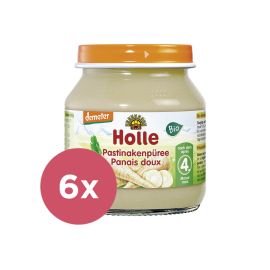 Holle BIO Paštrnákové pyré 6x125g