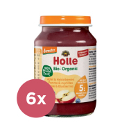 Holle Bio Jablko a čučoriedka 6x190g - cena, porovnanie