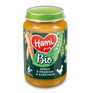 Nutricia Hami príkrm BIO Mrkva s hráškom a kuraťom 190g - cena, porovnanie