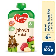 Nutricia HAMI Kapsička ovocná Jahoda a kiwi 100g - cena, porovnanie