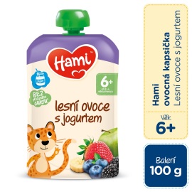 Nutricia HAMI Kapsička ovocná Lesné ovocie s jogurtom 100g