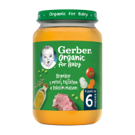 Gerber Organic detský príkrm zelenina s teľacím mäsom 190g - cena, porovnanie