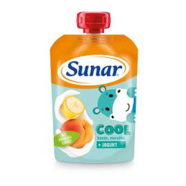 Hero SUNAR Cool Banán, marhuľa a jogurt 110g