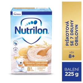 Nutricia Nutrilon Pronutra piškótová mliečna kaša so 7 druhmi obilnín 225g