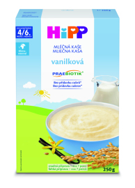 Hipp Praebiotik Kaša mliečna pre dojčatá vanilková 250g