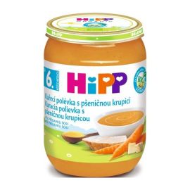 Hipp BIO Kuracia polievka s pšeničnou krupicou 190g