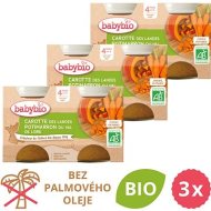 Babybio Príkrm Mrkva a tekvica 3x 2x130g - cena, porovnanie