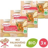 Babybio Jablko s klementínkami 3x 2x130g - cena, porovnanie