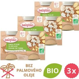 Babybio Karfiol a zemiaky 3x 2x130g
