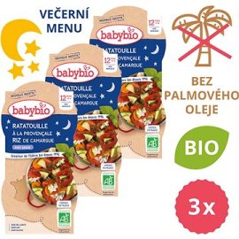 Babybio Ratatouille s ryžou 3x 2x200g