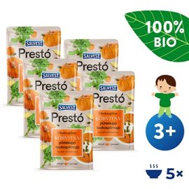 Salvest Prestó BIO Tekvicová polievka s kokosovým mliekom 5x300g
