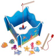 Eichhorn Drevená hra na rybárov Fishing Game 16 dielov - cena, porovnanie