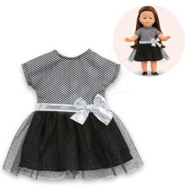 Corolle Oblečenie Evening Dress Black and Grey Ma pre 36cm bábiku
