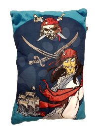Ilanit Vankúš Piráti z Karibiku modrý 40x25 cm