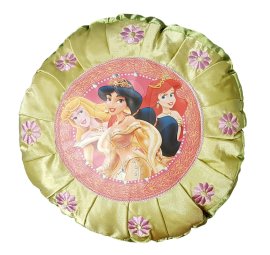 Ilanit Vankúš Disney Princezné zelený okrúhly 30cm