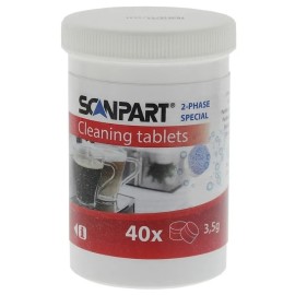 Scanpart Čistiace tablety na kávovary, 2-fázové 40ks