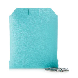 VIF Malá kožená kabelka Modern Modrá