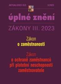 Aktualizace III/2 2023 Zákon o zaměstnanosti