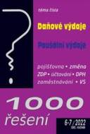 1000 řešení 6-7/2022 Daňové výdaje komplexně - cena, porovnanie