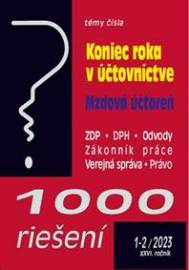 1000 riešení 1-2/2023  - Koniec roka v účtovníctve